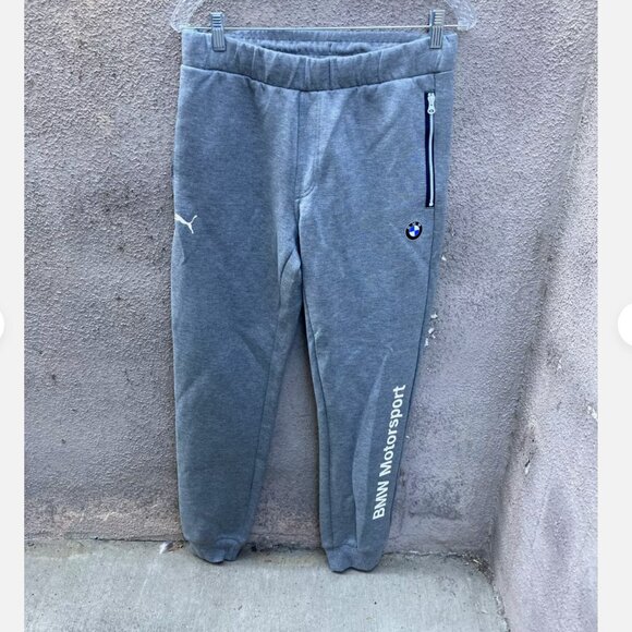 Puma Grey BMW Medium Sweatpants - Picture 1 of 2